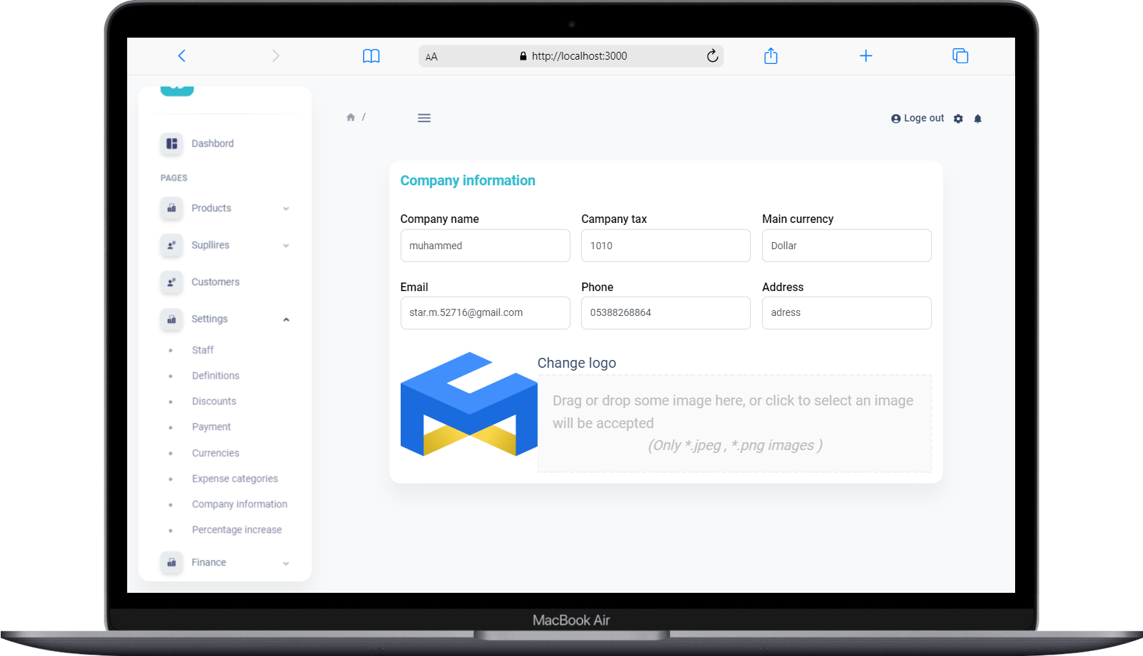 MERN Stack POS Web App