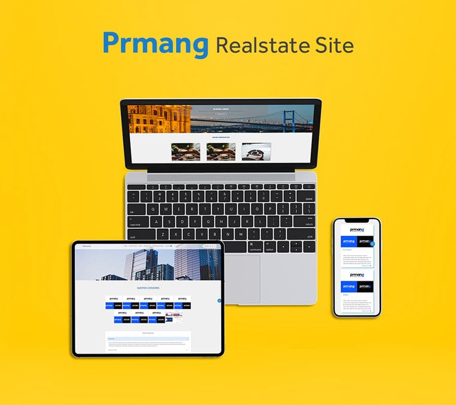 Web Site With Dashboard 